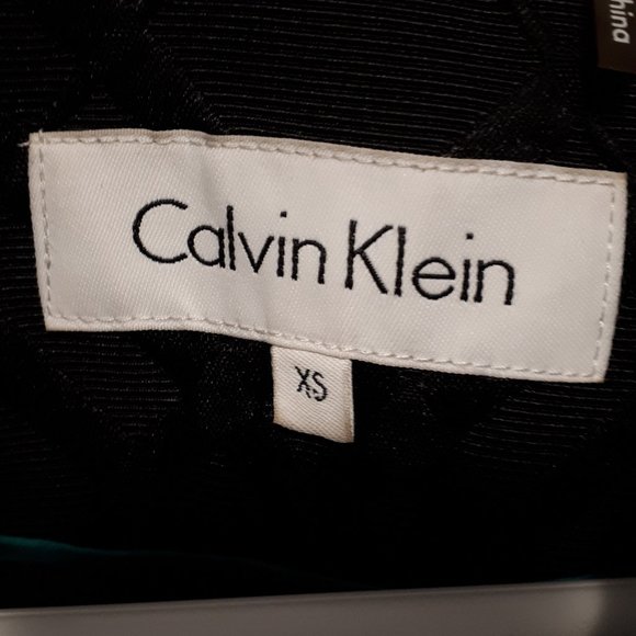 Calvin Klein Black Double Breasted Coat - Picture 3 of 9